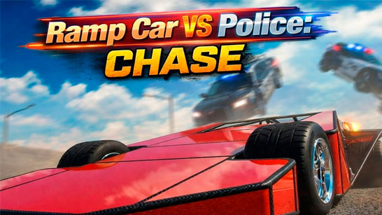 Ramp Car Vs Police Chase