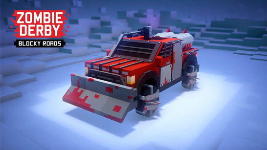 Zombie Derby Blocky Roads