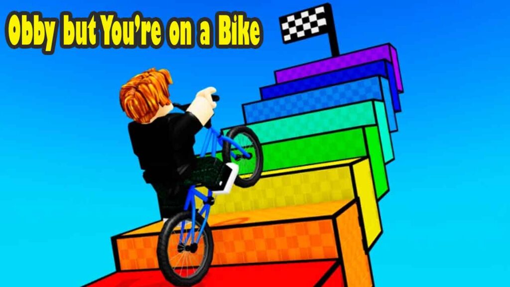 Obby But Youre On A Bike
